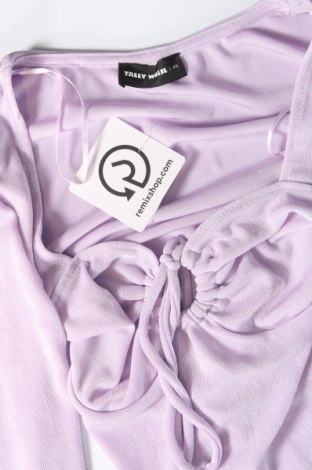 Γυναικεία μπλούζα Tally Weijl, Μέγεθος XS, Χρώμα Βιολετί, Τιμή 5,88 €