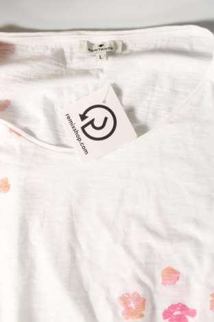 Γυναικεία μπλούζα Tom Tailor, Μέγεθος L, Χρώμα Λευκό, Τιμή 10,96 €