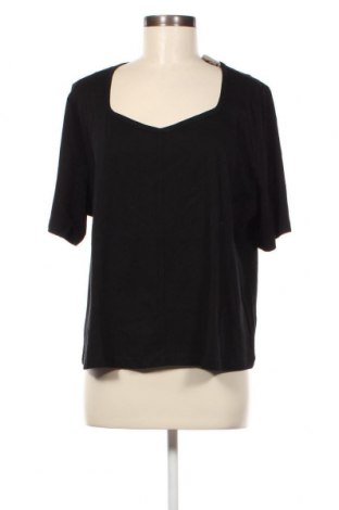 Γυναικεία μπλούζα Ulla Popken, Μέγεθος XL, Χρώμα Μαύρο, Τιμή 21,83 €