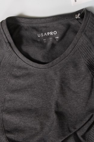 Γυναικεία μπλούζα Usa Pro, Μέγεθος M, Χρώμα Γκρί, Τιμή 6,18 €