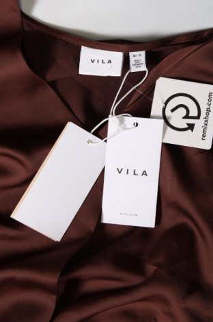 Дамска блуза VILA, Размер M, Цвят Кафяв, Цена 23,00 лв.