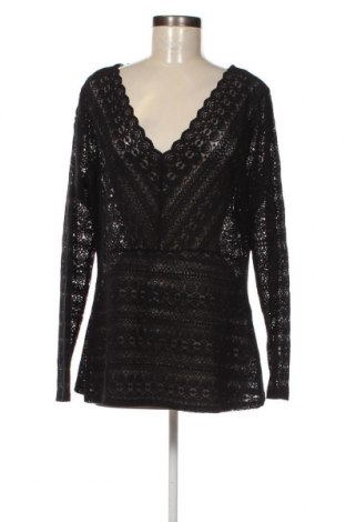 Γυναικεία μπλούζα VILA, Μέγεθος XXL, Χρώμα Μαύρο, Τιμή 11,86 €