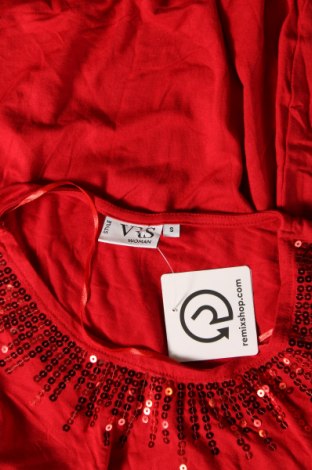 Γυναικεία μπλούζα VRS Woman, Μέγεθος S, Χρώμα Κόκκινο, Τιμή 4,70 €
