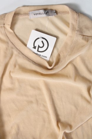 Дамска блуза Voyelles, Размер L, Цвят Бежов, Цена 9,50 лв.