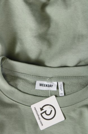 Γυναικεία μπλούζα Weekday, Μέγεθος XXL, Χρώμα Πράσινο, Τιμή 11,86 €