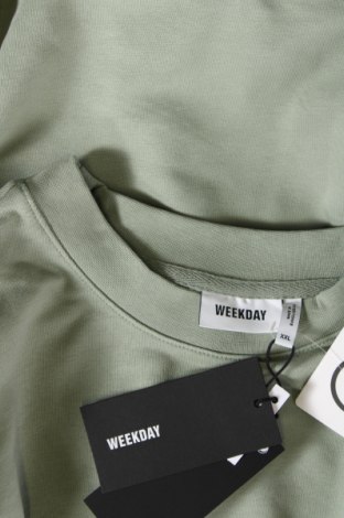 Дамска блуза Weekday, Размер XXL, Цвят Зелен, Цена 23,00 лв.