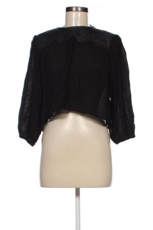 Дамска блуза Zara, Размер S, Цвят Черен, Цена 14,58 лв.