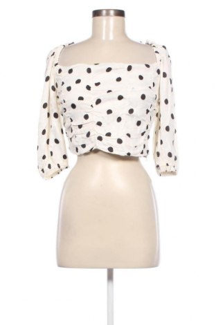Дамска блуза Zara, Размер L, Цвят Екрю, Цена 11,14 лв.