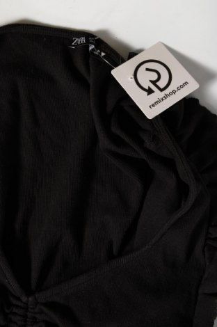 Γυναικεία μπλούζα Zara, Μέγεθος L, Χρώμα Μαύρο, Τιμή 10,23 €
