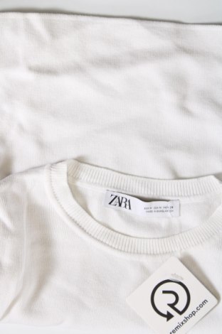 Γυναικεία μπλούζα Zara, Μέγεθος M, Χρώμα Λευκό, Τιμή 12,37 €