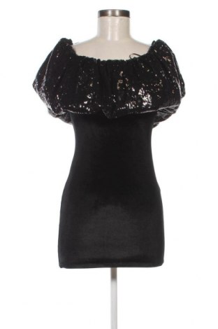 Дамска блуза Zara, Размер M, Цвят Черен, Цена 27,99 лв.