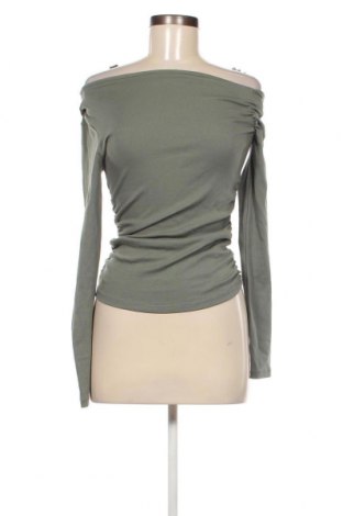Дамска блуза Zara, Размер S, Цвят Зелен, Цена 16,20 лв.