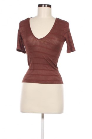 Дамска блуза Zara, Размер S, Цвят Кафяв, Цена 12,01 лв.