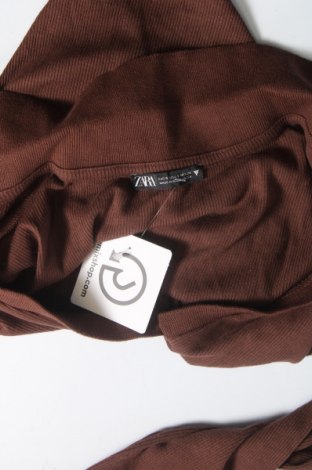 Bluză de femei Zara, Mărime S, Culoare Maro, Preț 31,09 Lei