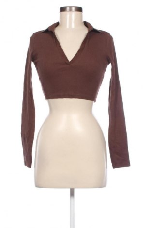 Γυναικεία μπλούζα Zara, Μέγεθος S, Χρώμα Καφέ, Τιμή 7,52 €