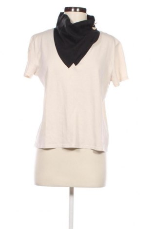 Дамска блуза Zara, Размер L, Цвят Екрю, Цена 31,28 лв.