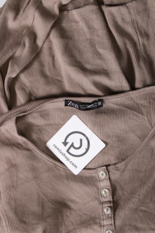 Bluză de femei Zara, Mărime S, Culoare Bej, Preț 31,09 Lei