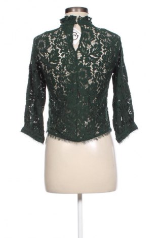Дамска блуза Zara, Размер S, Цвят Зелен, Цена 10,80 лв.