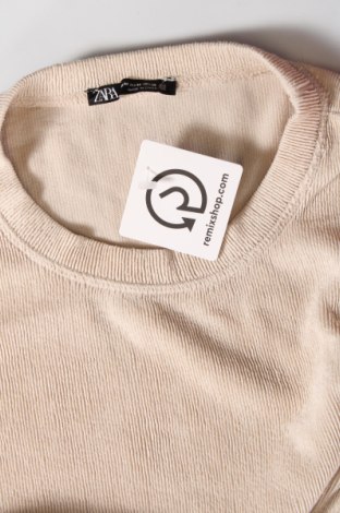 Damen Shirt Zara, Größe M, Farbe Beige, Preis 8,46 €