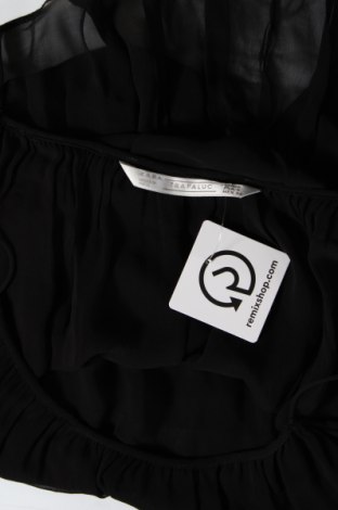 Дамска блуза Zara Trafaluc, Размер S, Цвят Черен, Цена 43,40 лв.