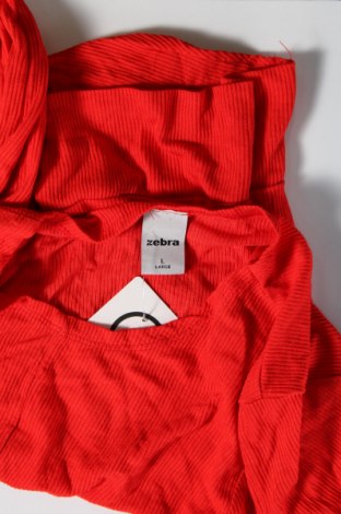 Γυναικεία μπλούζα Zebra, Μέγεθος L, Χρώμα Κόκκινο, Τιμή 9,72 €