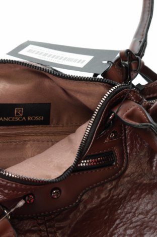 Γυναικεία τσάντα Francesca Rossi, Χρώμα Καφέ, Τιμή 45,52 €
