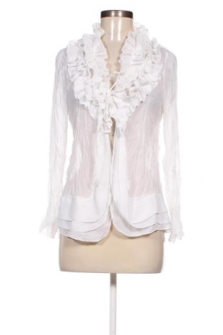 Damen Strickjacke, Größe L, Farbe Weiß, Preis 8,90 €