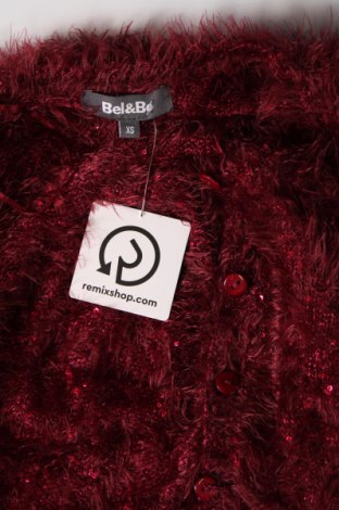 Γυναικεία ζακέτα Bel&Bo, Μέγεθος XS, Χρώμα Κόκκινο, Τιμή 7,18 €