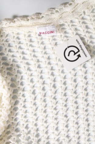 Γυναικεία ζακέτα Biaggini, Μέγεθος S, Χρώμα Λευκό, Τιμή 8,90 €