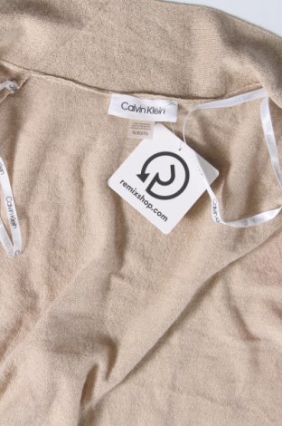Damen Strickjacke Calvin Klein, Größe XL, Farbe Beige, Preis € 39,42
