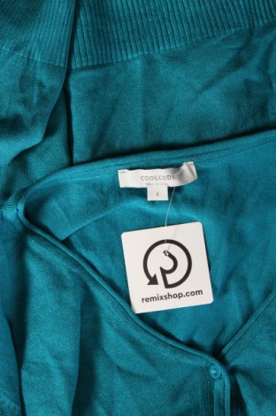 Damen Strickjacke Cool Code, Größe L, Farbe Blau, Preis € 9,08