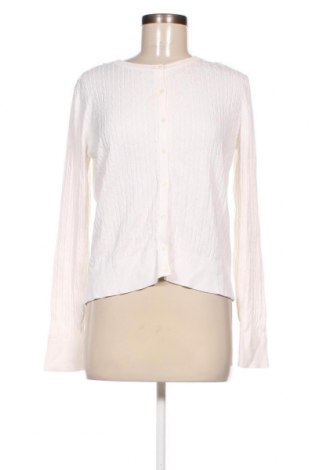 Damen Strickjacke H&M, Größe M, Farbe Weiß, Preis 8,90 €