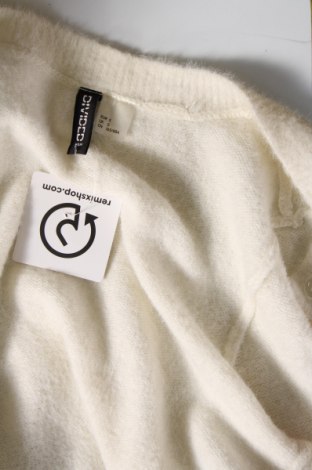 Damen Strickjacke H&M Divided, Größe S, Farbe Weiß, Preis 8,90 €