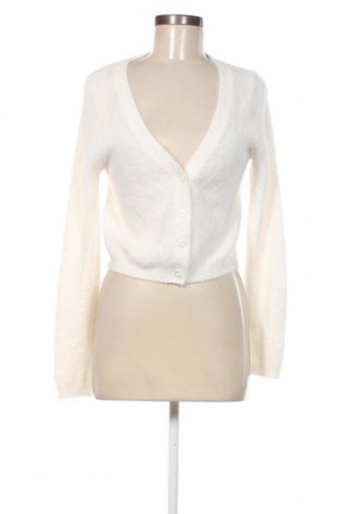 Damen Strickjacke H&M Divided, Größe M, Farbe Weiß, Preis 6,66 €