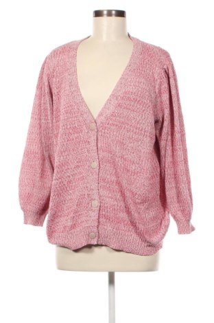 Damen Strickjacke Laura Torelli, Größe XL, Farbe Rosa, Preis 10,09 €