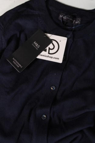 Damen Strickjacke Marks & Spencer, Größe L, Farbe Blau, Preis 14,38 €