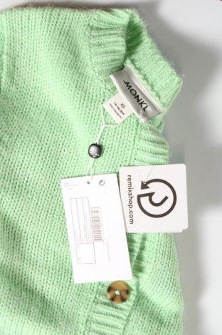 Damen Strickjacke Monki, Größe XS, Farbe Grün, Preis € 13,57