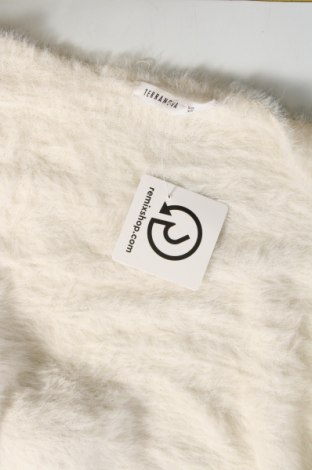 Damen Strickjacke Terranova, Größe XS, Farbe Weiß, Preis 9,48 €