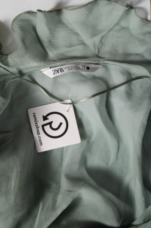 Дамска жилетка Zara, Размер M, Цвят Зелен, Цена 27,00 лв.