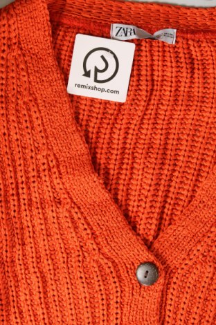 Дамска жилетка Zara, Размер L, Цвят Оранжев, Цена 12,15 лв.