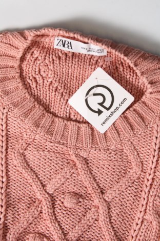 Damen Strickjacke Zara, Größe L, Farbe Rosa, Preis € 9,40