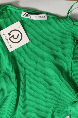 Дамска жилетка Zara, Размер S, Цвят Зелен, Цена 12,15 лв.