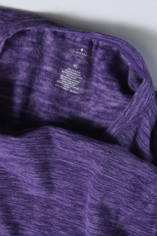 Damen Fleece Shirt St. John's Bay, Größe XL, Farbe Lila, Preis € 7,20