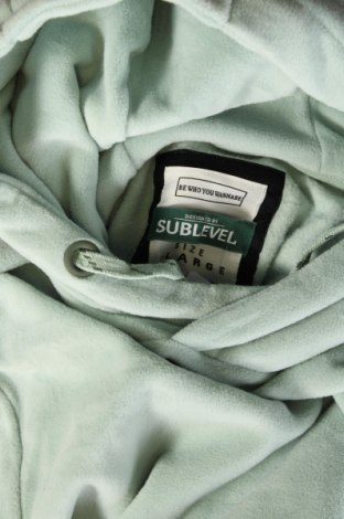 Дамска поларена блуза Sublevel, Размер XL, Цвят Зелен, Цена 10,45 лв.
