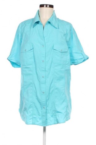 Γυναικείο πουκάμισο, Μέγεθος XXL, Χρώμα Μπλέ, Τιμή 7,67 €