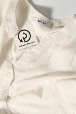 Γυναικείο πουκάμισο About You, Μέγεθος M, Χρώμα Εκρού, Τιμή 11,86 €