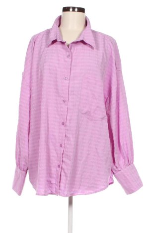 Γυναικείο πουκάμισο Boohoo, Μέγεθος XL, Χρώμα Βιολετί, Τιμή 20,00 €