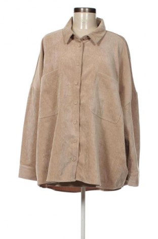 Γυναικείο πουκάμισο Clockhouse, Μέγεθος 3XL, Χρώμα  Μπέζ, Τιμή 12,37 €
