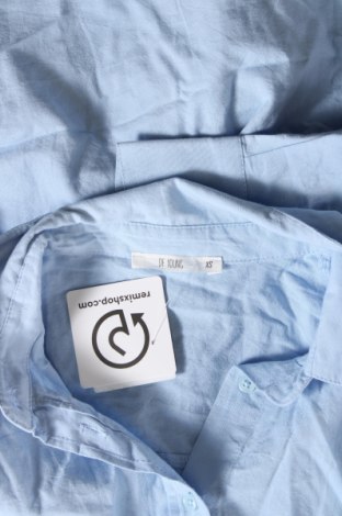 Γυναικείο πουκάμισο Defacto, Μέγεθος XS, Χρώμα Μπλέ, Τιμή 7,73 €