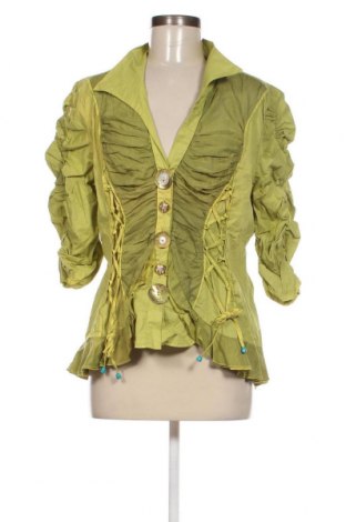 Γυναικείο πουκάμισο Elisa Cavaletti, Μέγεθος XL, Χρώμα Πράσινο, Τιμή 76,39 €